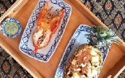 Goong Mae Nam Phao Khao Pad Sap Pa Rod