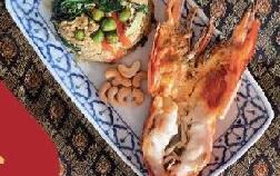 Goong Mae Nam Phao Khao Pad Gaeng Kiew Wan